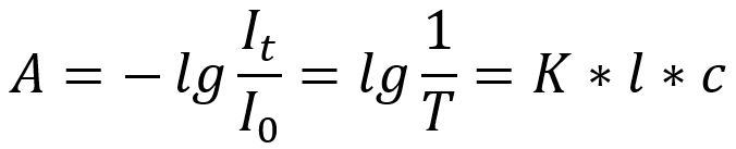 分光光度法测量公式 分光光度法测量公式